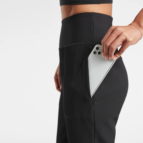 Athleta - Salutation Rib Jogger Pant - Black - Picture 4 of 15